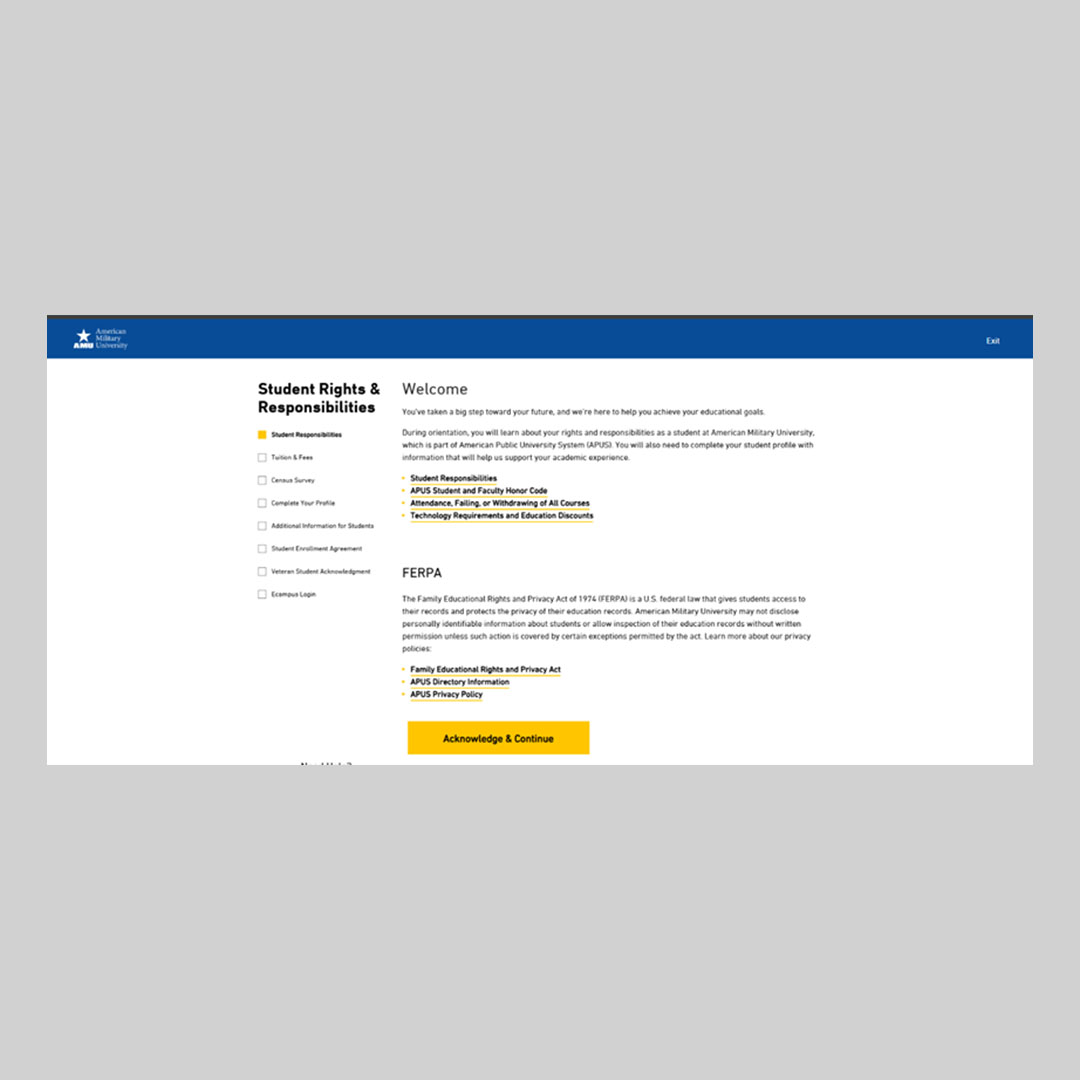 Rights and Responsibilities Page