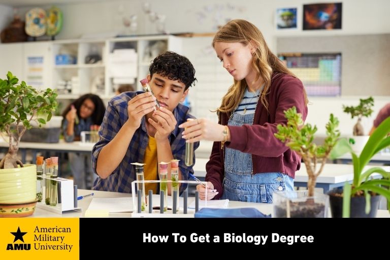 How to get a biology degree?