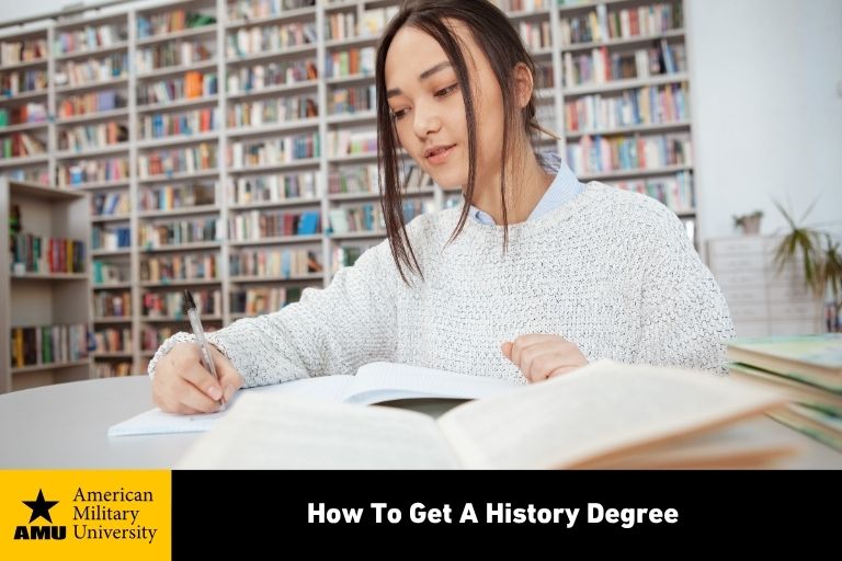 how to get a history degree