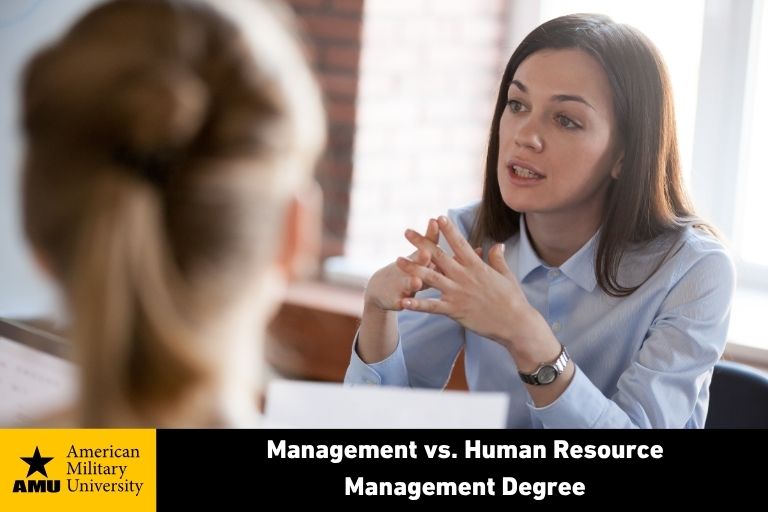 management vs. human resource management degree