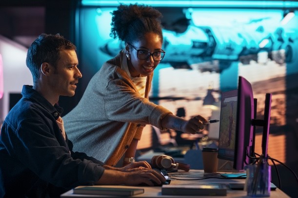 software developer at computer