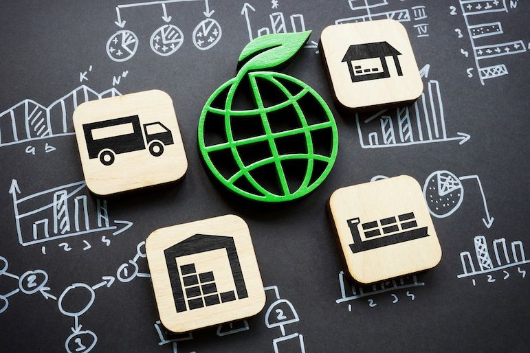 supply chain management icons