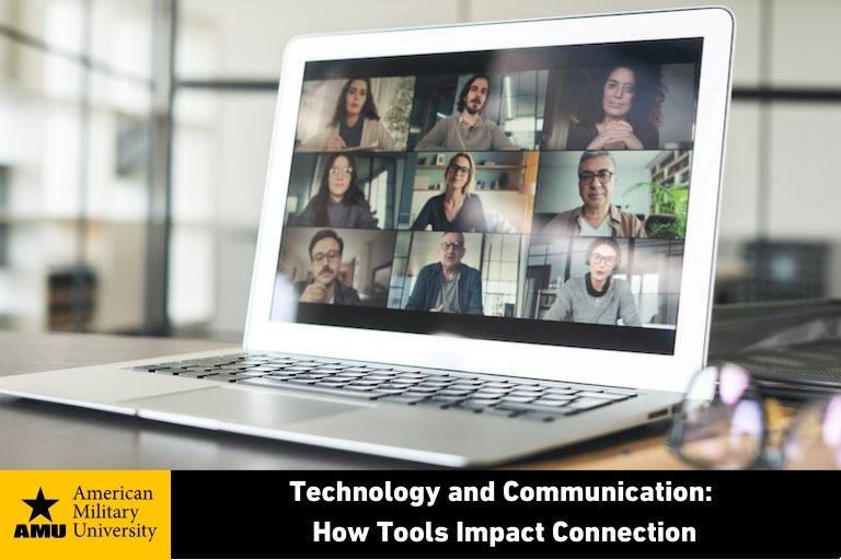 technology-and-communication coworkers on virtual meeting on laptop