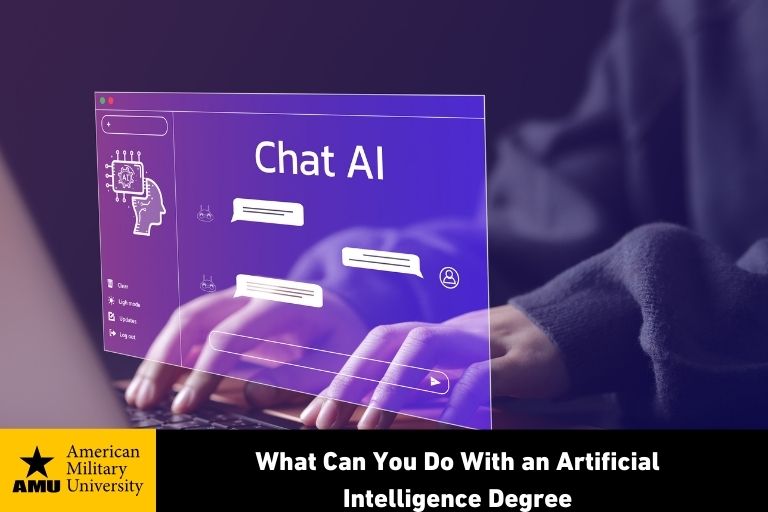 what-can-you-do-with-an-artificial-intelligence-degree intelligence degree student working on laptop