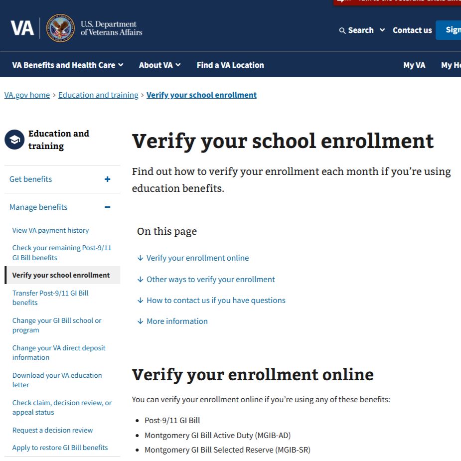 VA Website